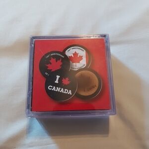 Coaster set Sherwood hockey puck coaster set New
